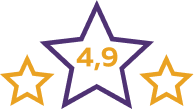 Рейтинг 4.9 на основе отзывов